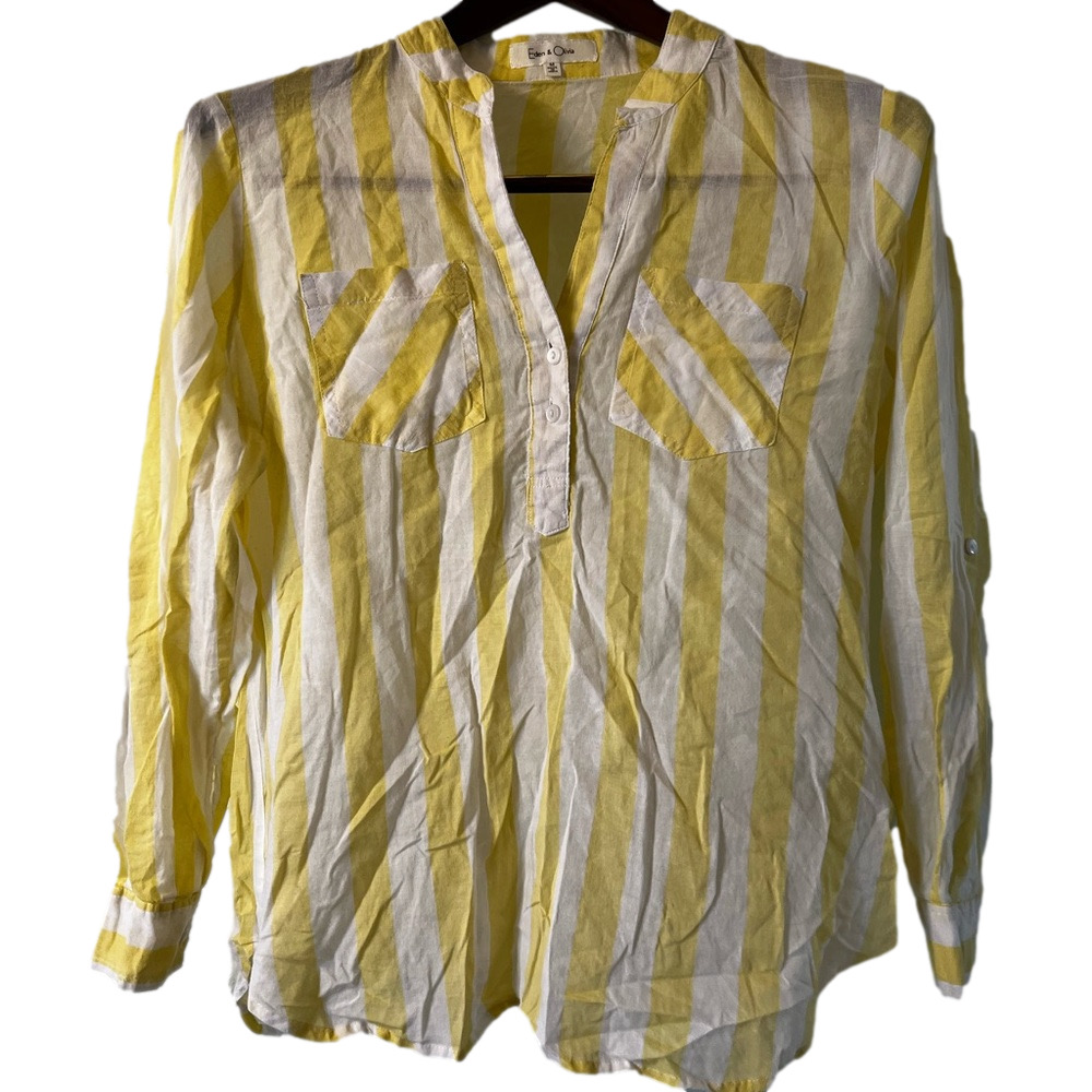 Eden & Olivia Sunny Striped Shirt M